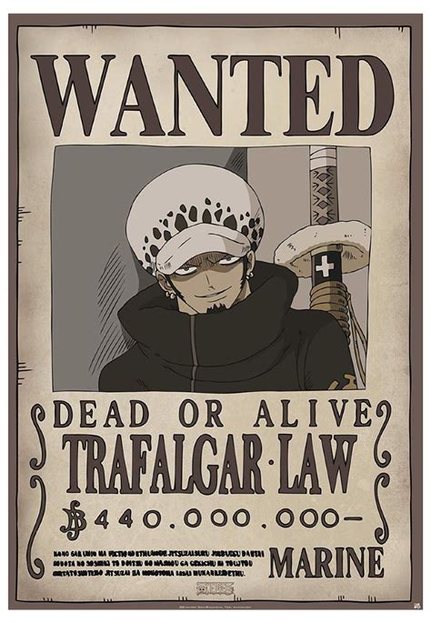 One Piece Wanted Law Poster Impericon AT