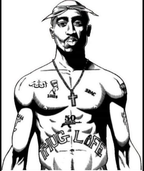 Tupac Drawing At Getdrawings Free Download