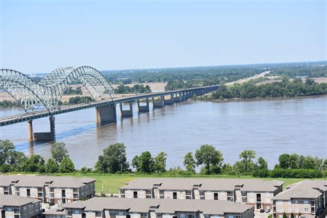 View Of Memphis And Arkansas Bridge The Memphis And Arkansas B Flickr
