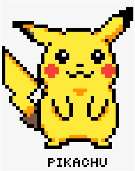 Pixel Art Pokemon Facile Pikachu