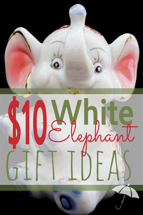 It can be hard to find the perfect white elephant or yankee swap gift. $10 White Elephant Gift Exchange Ideas | White elephant ...