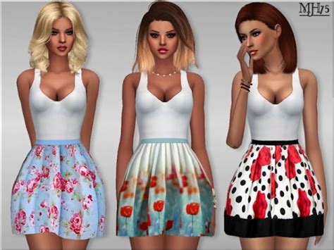 Sims Addictions Kawaii Dress By Margies Sims 4 Sims 4 Downloads