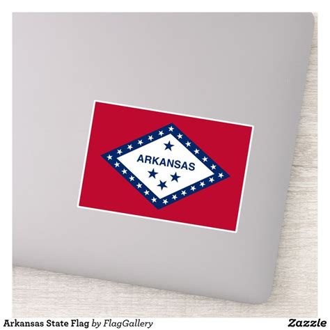 Arkansas State Flag Sticker State Flags Sticker Set Arkansas