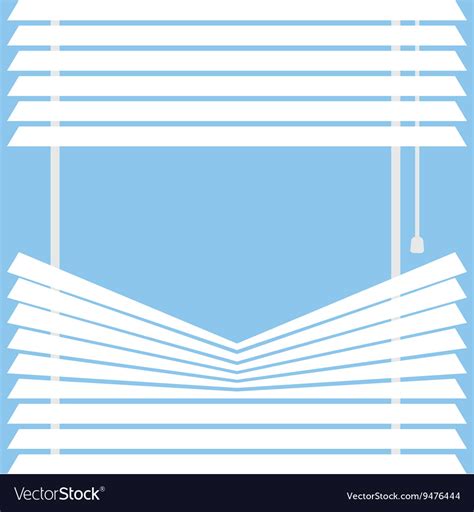 Watching Through The Blinds Royalty Free Vector Image