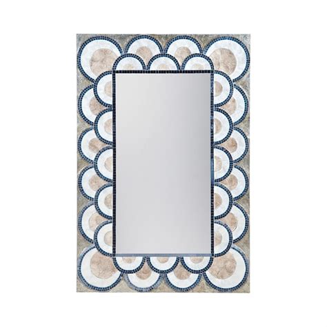 Dimond Home 473 In L X 315 In W Navy Blue Framed Wall Mirror At
