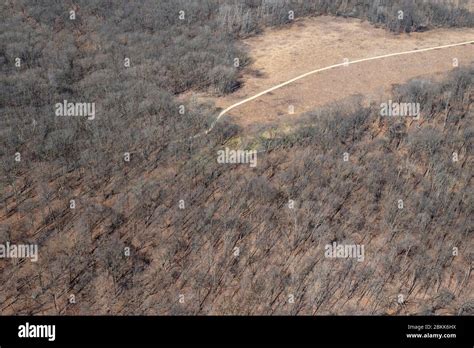 Aerial Image Of Effigy Mounds National Monument Near Marquette Iowa