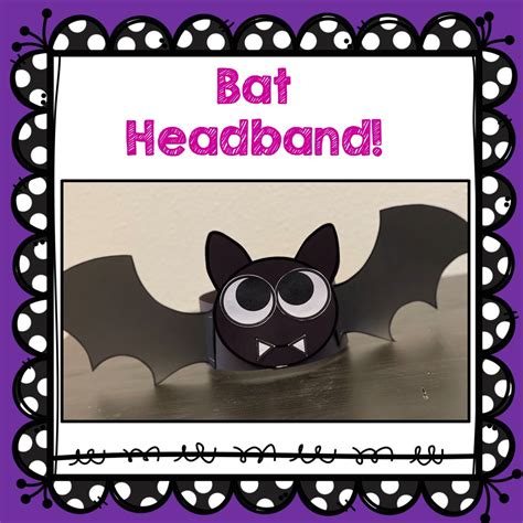 Bat Craft Bat Headband Made By Teachers