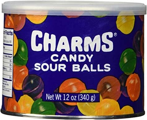 Charms Sour Balls Hard Candy Tin 12 Oz Can For Sale Online Ebay