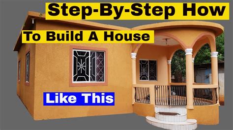 Step By Step How To Build Concrete Block House Cinder Blocks Projects