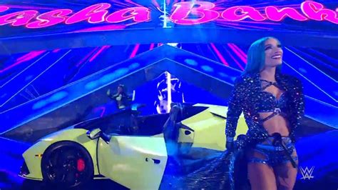 Sasha Banks Rides In Style Brings Out A Lamborghini For Her Wrestlemania 38 Entrance Sportsmanor