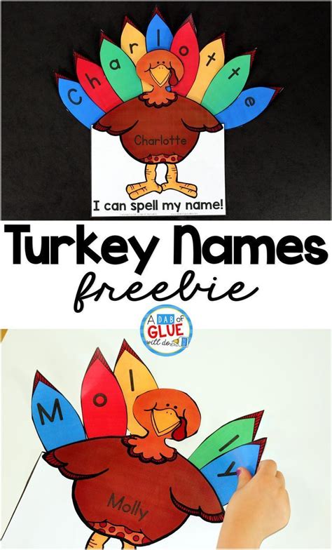 Thanksgiving is a special holiday for many popular reasons—the food, the family, and the football are just a few. Turkey Names (With images) | Thanksgiving kindergarten ...