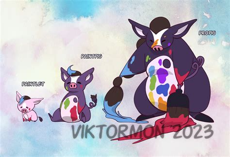 Viktormon Art On Tumblr I Made A Painting Fakemon Based On A Silly