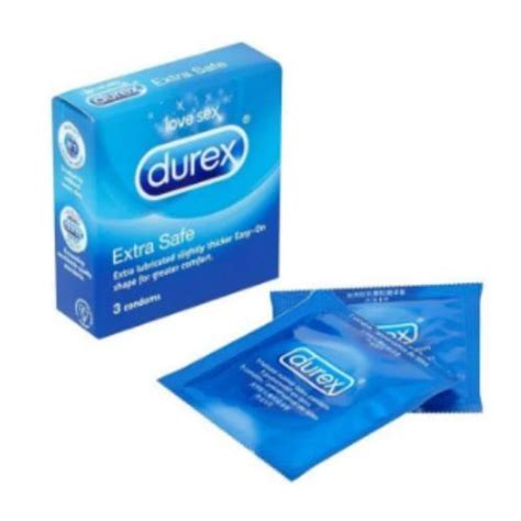 Durex Condoms Extra Safe Extra Lubricated Slightly Thicker
