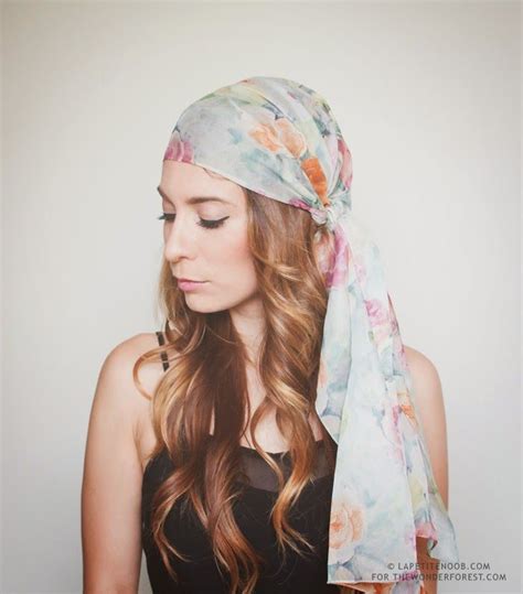 how to tie a head scarf for the summer 3 ways wonder forest design your life head scarf