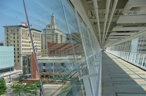 Downtown Davenport Looking North Out Of The Skybridge At D Flickr