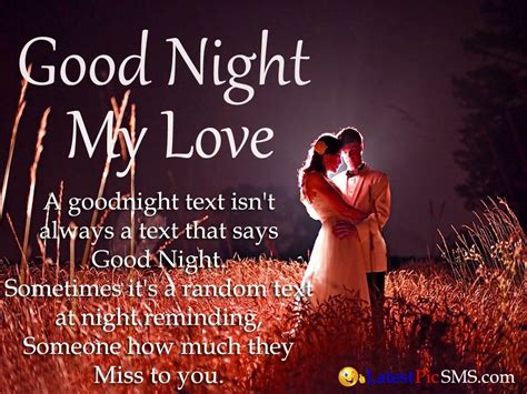Good Night Love Messages With Photos LatestPictureSMS