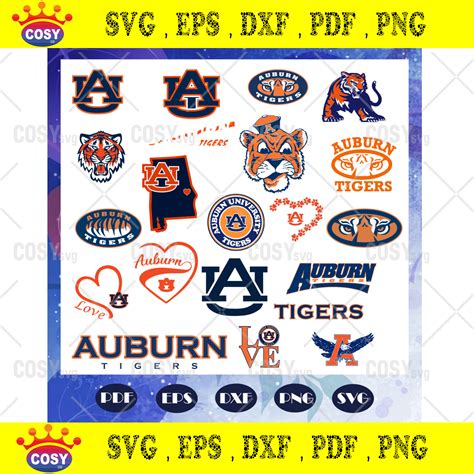 Auburn Tigers Svg Auburn Tigers Auburn Svg Auburn Football