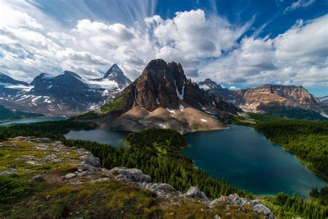 One Of The Most Spectacular Views In Canada Sunburst Peak With Mt