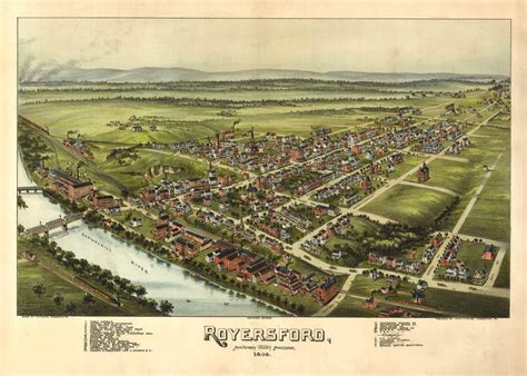 Historic Map Morrisville Pa 1893