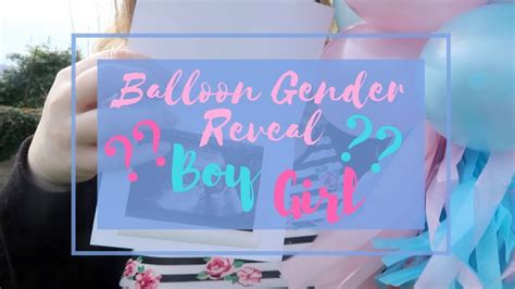 Baby Gender Reveal Balloon Pop Youtube