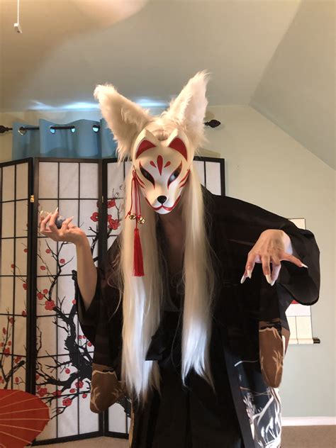 Kitsune Fox Yokai Are Japanese Creatures From Japanese Folklore And Ghost Storie Daftsex Hd