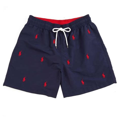 Ralph Lauren All Over Print Swim Shorts Custom Slim Fit 710739102 003