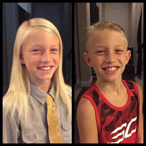 Why should girls have long hair, and boys short? Clovis Boy Inspires by Donating Long Hair to Charity | KMJ-AF1