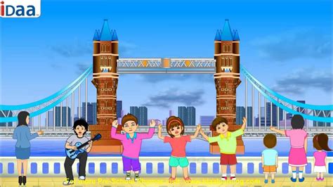 London Bridge Idaa Preschool Kids Rhymes Hd Version Youtube