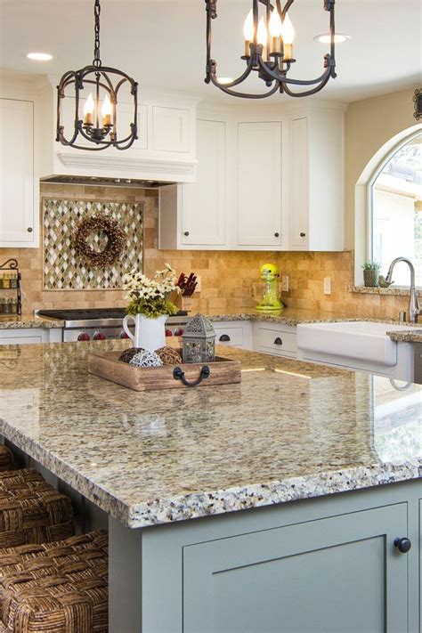 Light Colored Granite Countertops With White Cabinets Becki Humphreys