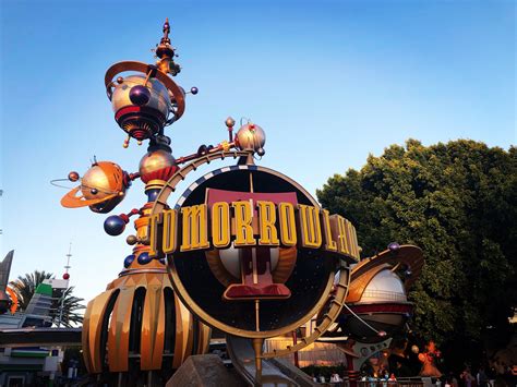 The Entrance To Tomorrowland At Disneyland World