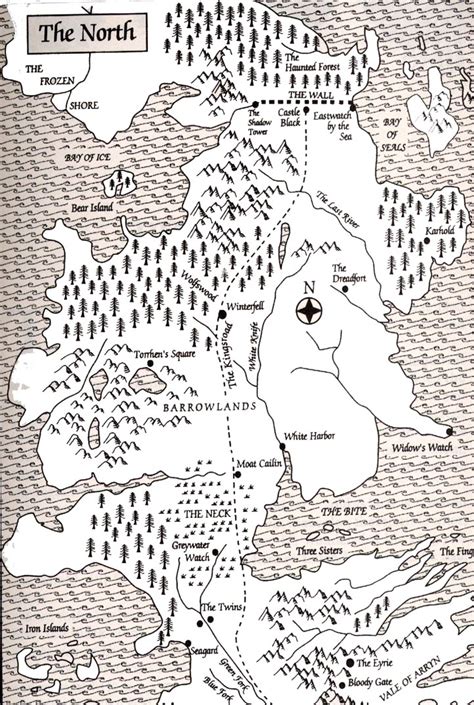 Map Of The Seven Kingdoms
