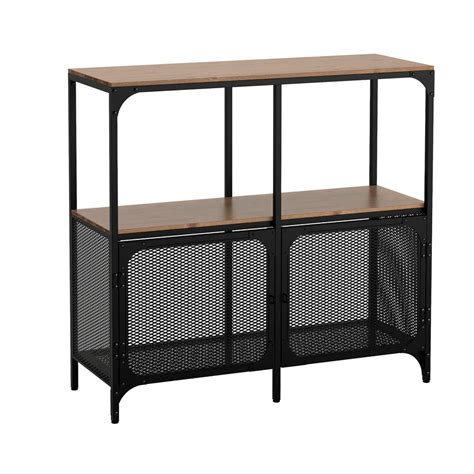 Ikea Fjallbo Shelving Unit Black 100x95 Cm Idiya