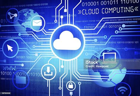 Cloud Computing Stock Photo Download Image Now Binary Code