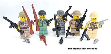 Brickarms Wwii Pack Lego Minifigure Weapons Pack