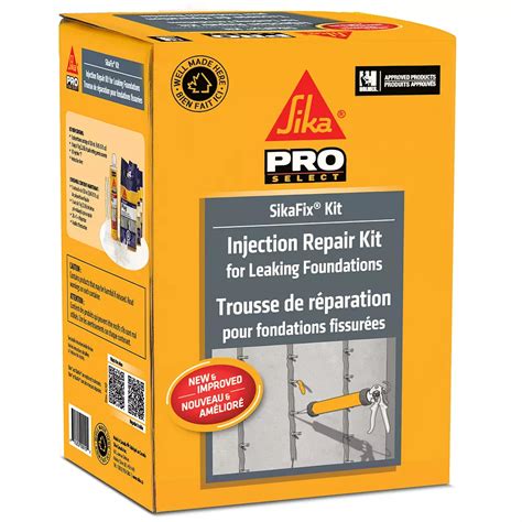 Sika Concrete Crack Injection Fix Kit The Home Depot Canada