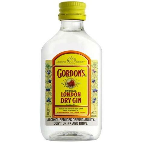 Gordons London Dry Gin 50ml Mothercity Liquor