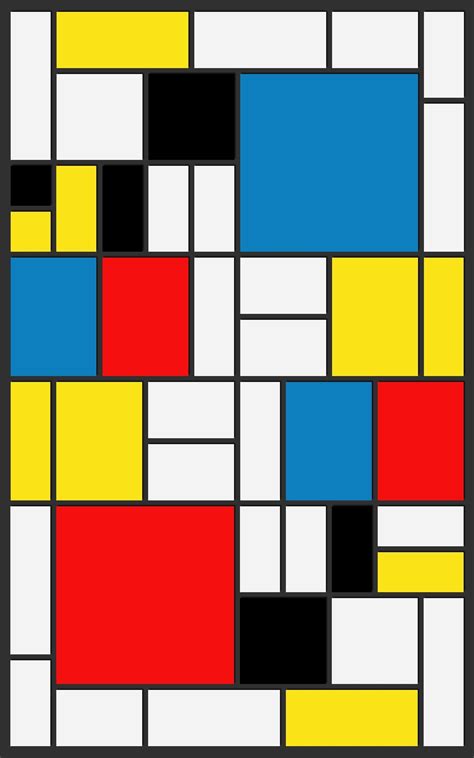 De Stijl Was Built On The Fundamental Principle Of The Geometry Of The
