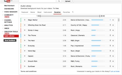 Youtube Audio Library Features Tons Of Free Music To Use In Classroom
