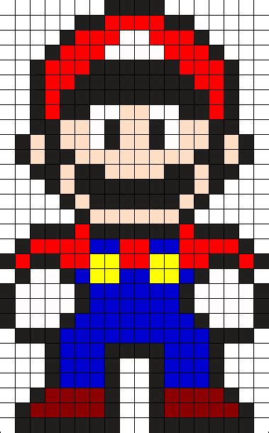 Mario Perler Bead Pattern Bead Sprites Characters Fuse Bead Patterns