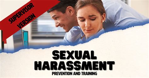 sexual harassment prevention and training supervisors version juvohub academy
