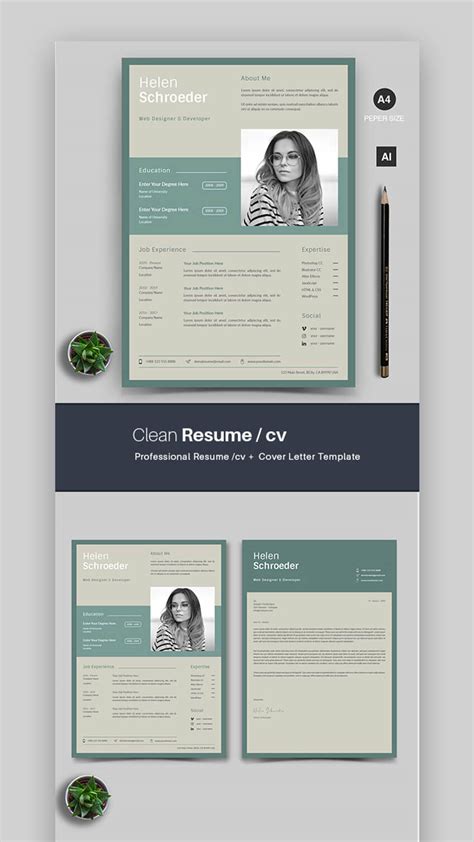 25 Attractive Eye Catching Resume Cv Templates For 2022
