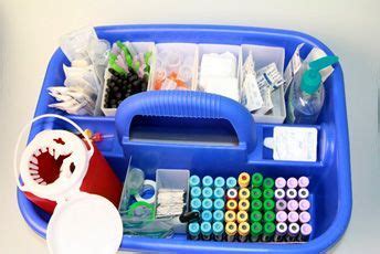 We'll answer all you phlebotomy questions! A Venipuncture tray is used to hold phlebotomy equipment ...