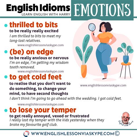 Idioms related to Feelings and Emotions • Learn English with Harry 👴