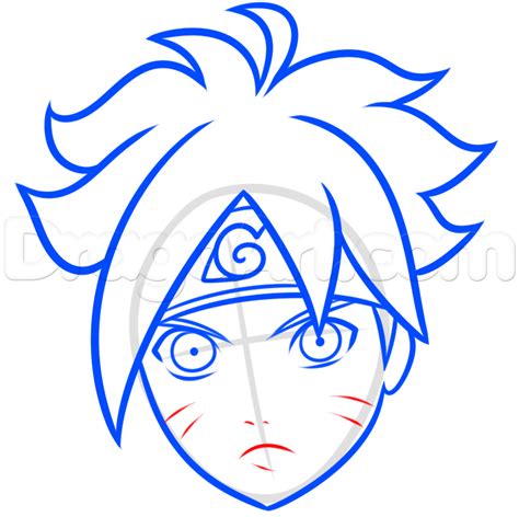 Draw Boruto Easy Step By Step Naruto Characters Anime