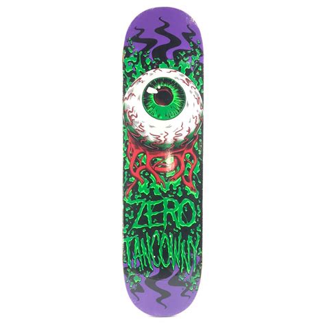Zero Jamie Tancowny Eyeball Greenpurple 825 Skateboard Deck Western Skate Co