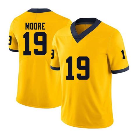 Rod Moore Jersey Michigan Football Uniforms