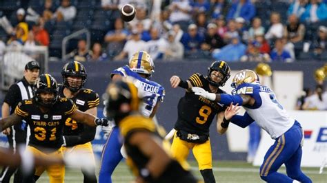 Blue Bombers Stay Unbeaten With Win Over Tiger Cats In Grey Cup Rematch