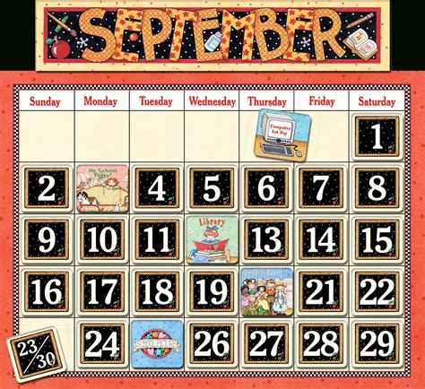 Bulletin Board Montly Headers Free Example Calendar Printable