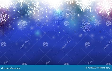 Blue Christmas Background Stock Vector Illustration Of Sparkle 78138320