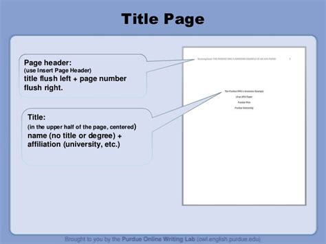 How to cite a website apa purdue owl. Search Results for "Apa Cover Page Template 2015 ...